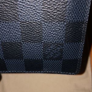 Louis Vuitton Bifold Damier Wallet Navy
